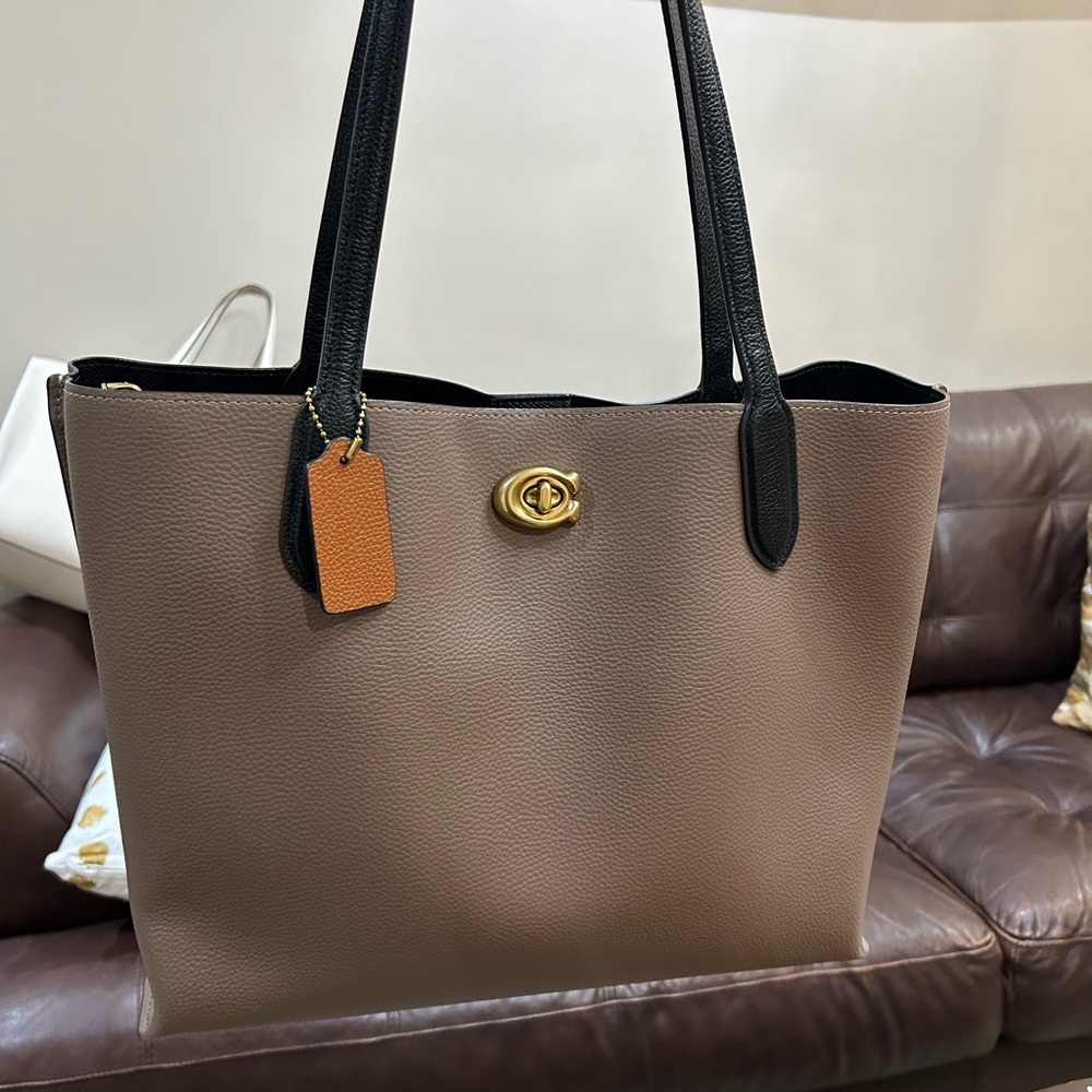 Elegant Tan Tote Bag Willow